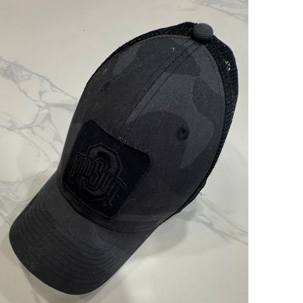 Nike Trucker Hat Ohio State Buckeyes Black Camo OSFM Black Mens